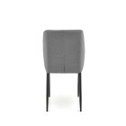 Jasper étkezőszett (bővíthető asztal + 4 szék) – fekete / szürke