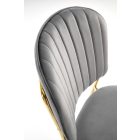 K499 szék – szürke / arany