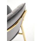 K499 szék – szürke / arany