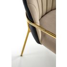 K500 szék – bézs / fekete / arany