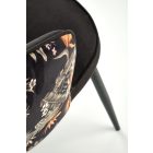 K506 szék – fekete / mintás