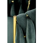 K517 szék – zöld / arany