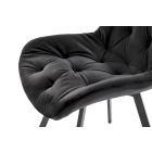 K519 forgatható szék – fekete