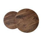 Oreo dohányzóasztal (2 db-os szett) – dió / fekete