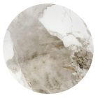 Cecilia S dohányzóasztal – fehér márvány / szürke / arany