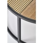 GARMINA dohányzóasztal, 2-es szett, szín: arany tölgy/fekete