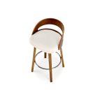 H110 bárszék – krém / dió