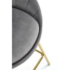 H112 bárszék – szürke / arany