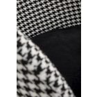 H113 bárszék – fekete / fehér / arany