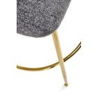 H116 bárszék – szürke / arany