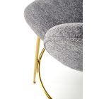 H116 bárszék – szürke / arany