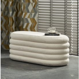 Bliss tárolós pad – krém