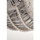 Rasmus kerti függesztett pihenőfotel – világosszürke