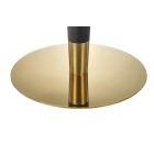 Morata kerek étkezőasztal – fehér márvány / fekete / arany