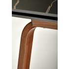 Lozano bővíthető étkezőasztal – fekete márvány / dió