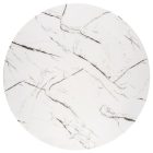 Raymond 2 kerek étkezőasztal – fehér márvány / arany