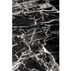 Raymond 2 kerek étkezőasztal – fekete márvány / arany