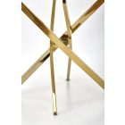 Raymond 2 kerek étkezőasztal – fekete márvány / arany