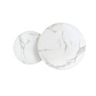 Mercury dohányzóasztal (2 db-os szett) – fehér márvány