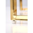 Mercury 3 dohányzóasztal (2 db-os szett) – fehér márvány / arany