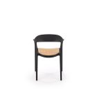 K530 rakásolható szék – natúr / fekete