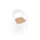 K530 rakásolható szék – natúr / fehér