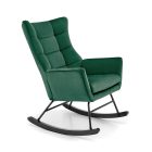 Bazalto hintafotel – sötétzöld