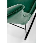 Bazalto hintafotel – sötétzöld