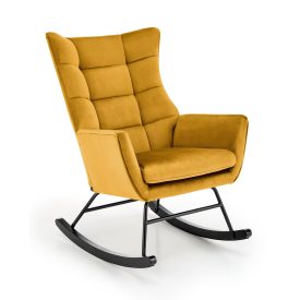 Bazalto hintafotel – mustár