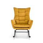 Bazalto hintafotel – mustár