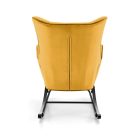 Bazalto hintafotel – mustár