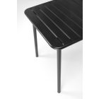 Bosco téglalap kerti asztal – fekete