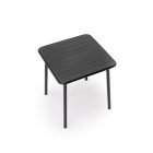 Bosco négyzetes kerti asztal – fekete