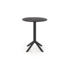 Calvo kerek kerti asztal – fekete