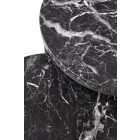 Oreo dohányzóasztal (2 db-os szett) – fekete márvány / fekete