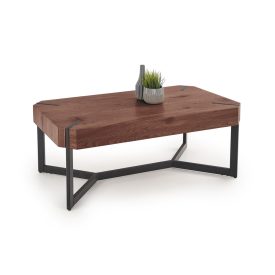 Lavida dohányzóasztal – dió / fekete