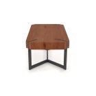 Lavida dohányzóasztal – dió / fekete