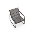 Conor kerti garnitúra (kanapé + 2 fotel + dohányzóasztal) – sötétszürke/világosszürke