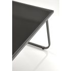 Conor kerti garnitúra (kanapé + 2 fotel + dohányzóasztal) – sötétszürke/világosszürke