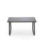 Conor kerti garnitúra (kanapé + 2 fotel + dohányzóasztal) – sötétszürke/világosszürke