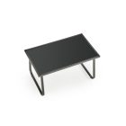 Conor kerti garnitúra (kanapé + 2 fotel + dohányzóasztal) – sötétszürke/világosszürke