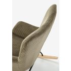 Belmiro hintafotel – olíva