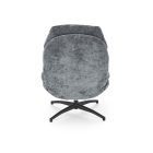 Dario hintázó forgófotel lábtartóval – kék