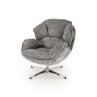 Guido forgófotel – szürke / króm