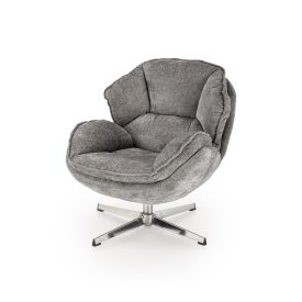 Guido forgófotel – szürke / króm