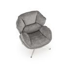 Guido forgófotel – szürke / króm