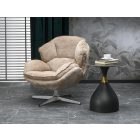 Guido forgófotel – bézs / króm