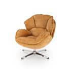 Guido forgófotel – mustár / króm