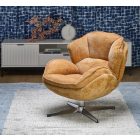 Guido forgófotel – mustár / króm