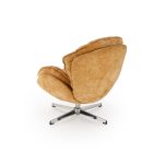 Guido forgófotel – mustár / króm